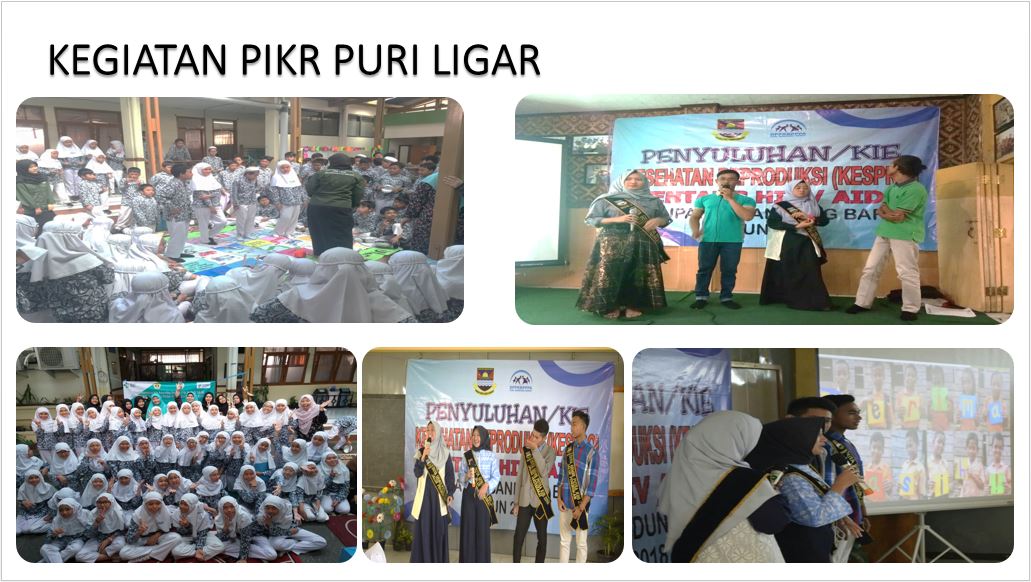 Peringatan Hari Aids Internasional dan Ulang Tahun PIK-R Puri Ligar Tiga Tahun